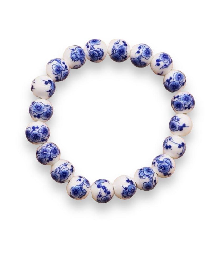 Blue & White Bracelet - House of Barvity