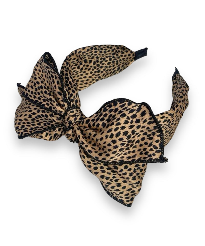 Cheetah Bow Headband - House of Barvity