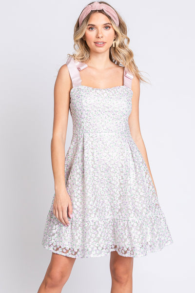 Sweetness Floral Dress - House of Barvity