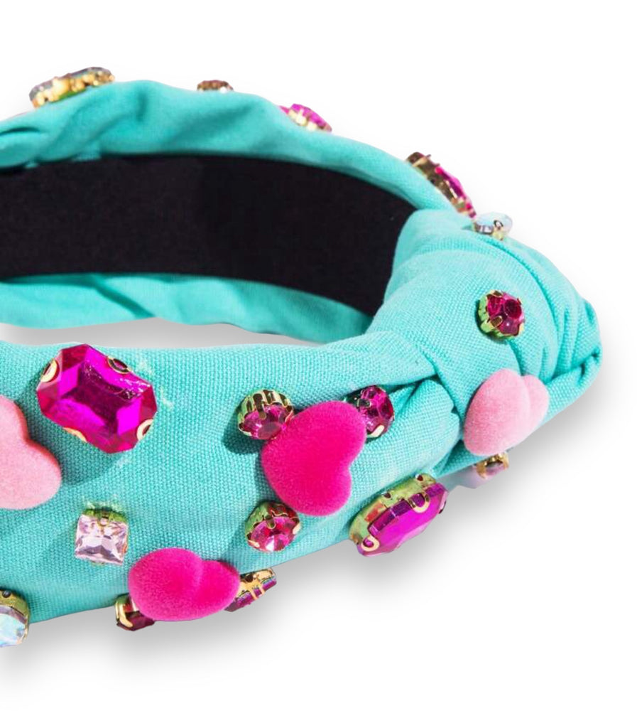 Turquoise Love Headband - House of Barvity