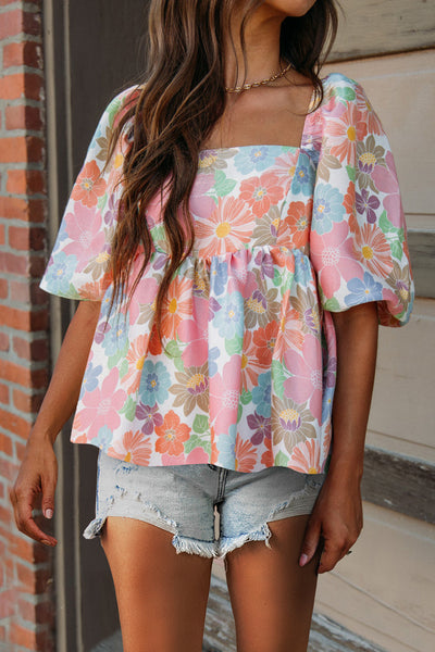 Dainty Florals Blouse - House of Barvity
