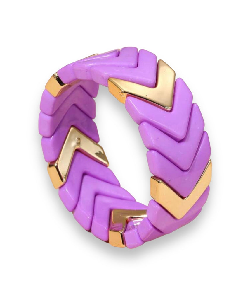 Chevron Elastic Bracelet - House of Barvity