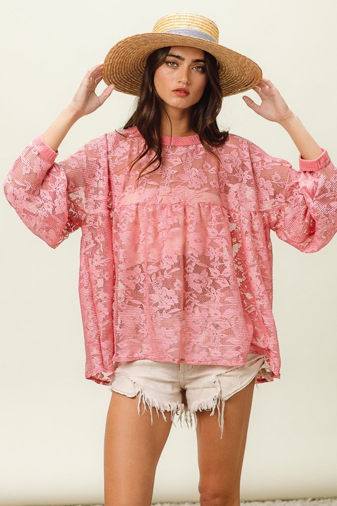 Floral Lace Summer Top - House of Barvity