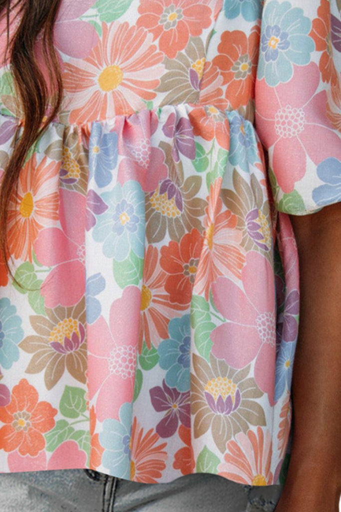 Dainty Florals Blouse - House of Barvity