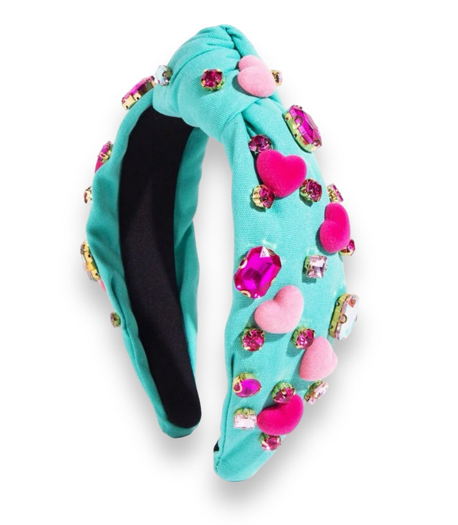 Turquoise Love Headband - House of Barvity