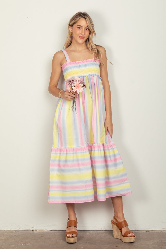 Sorbet Midi Dress - House of Barvity