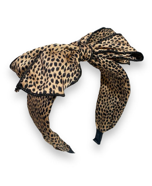Cheetah Bow Headband - House of Barvity