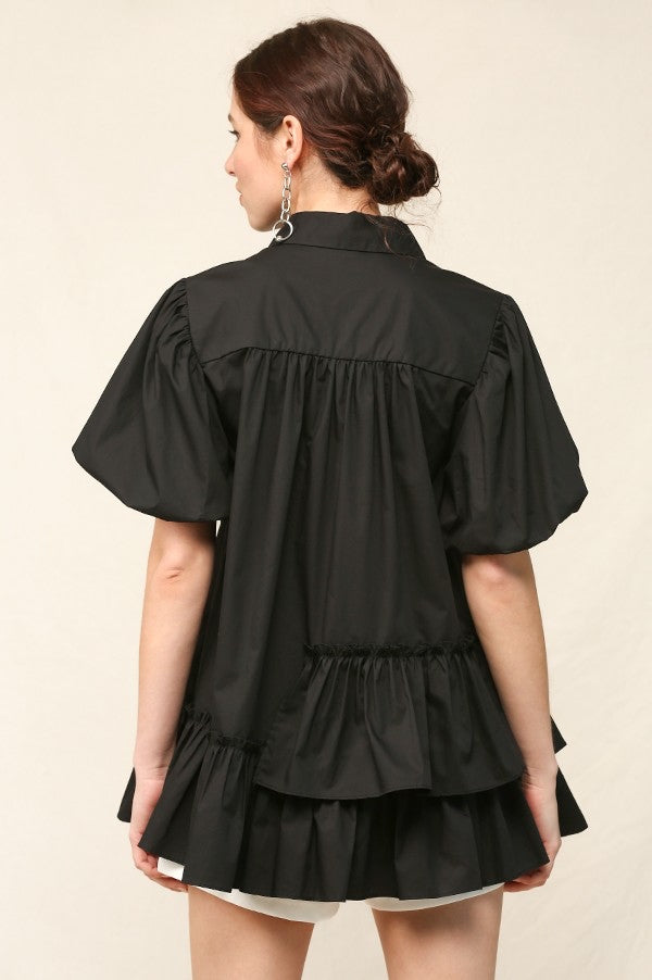 Double Ruffle Top - House of Barvity