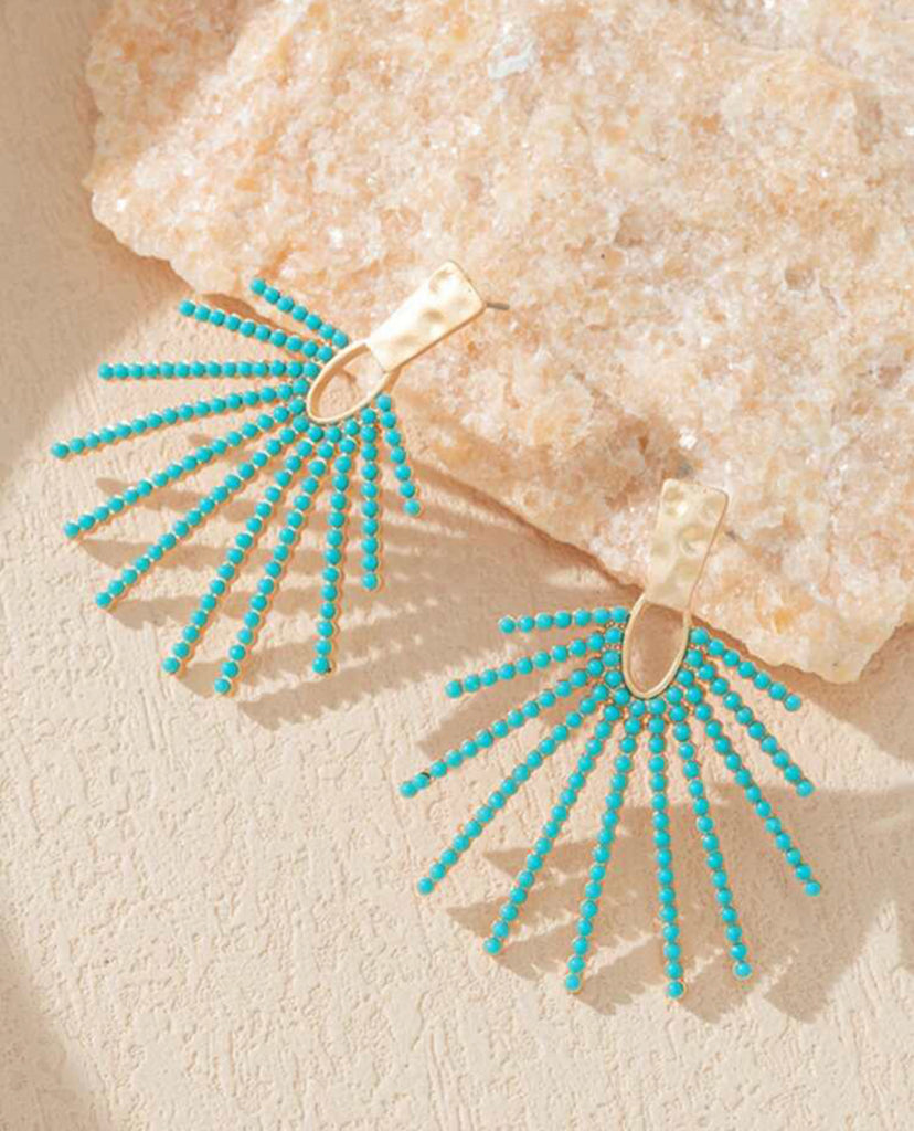 Turquoise Sunrise Earrings - House of Barvity