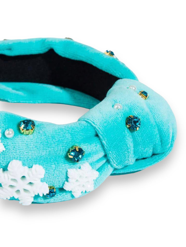 Snowflake Knotted Headband - House of Barvity