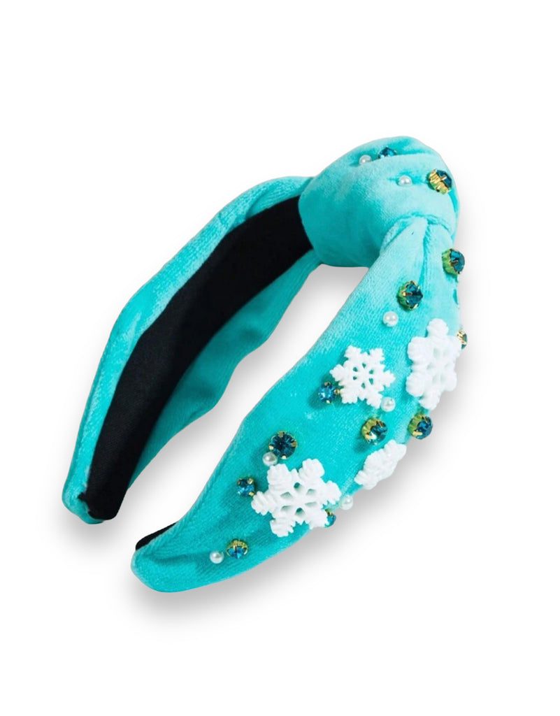 Snowflake Knotted Headband - House of Barvity