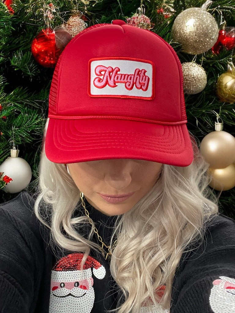 Naughty List Trucker Hat - House of Barvity