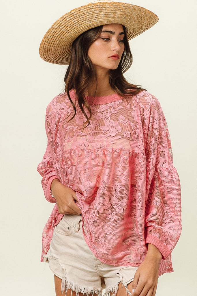 Floral Lace Summer Top - House of Barvity