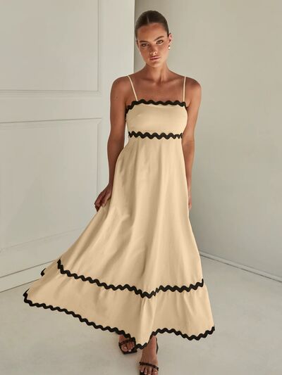 Spaghetti Strap Maxi Dress - House of Barvity