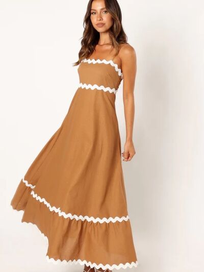 Spaghetti Strap Maxi Dress - House of Barvity