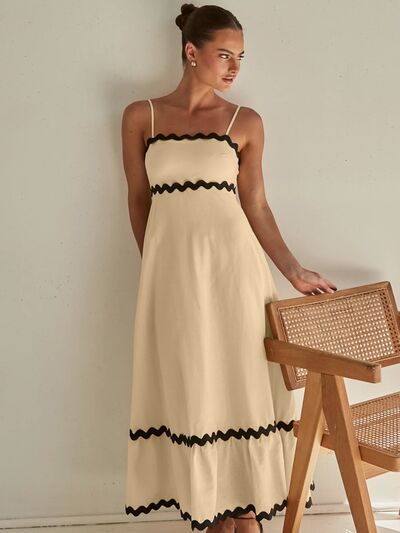 Spaghetti Strap Maxi Dress - House of Barvity