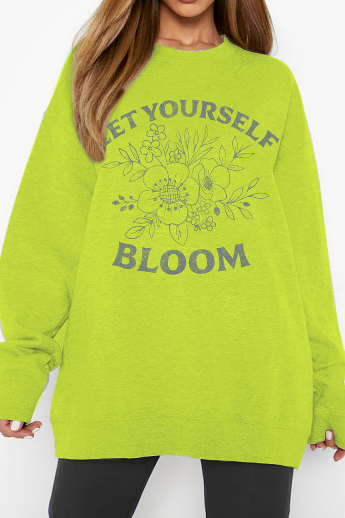 Let Yourself Bloom Sweatshirt - House of Barvity