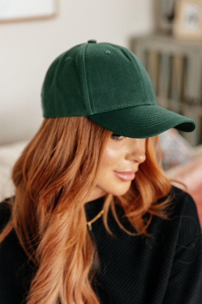 Basic Babe Ball Cap in Green - House of Barvity