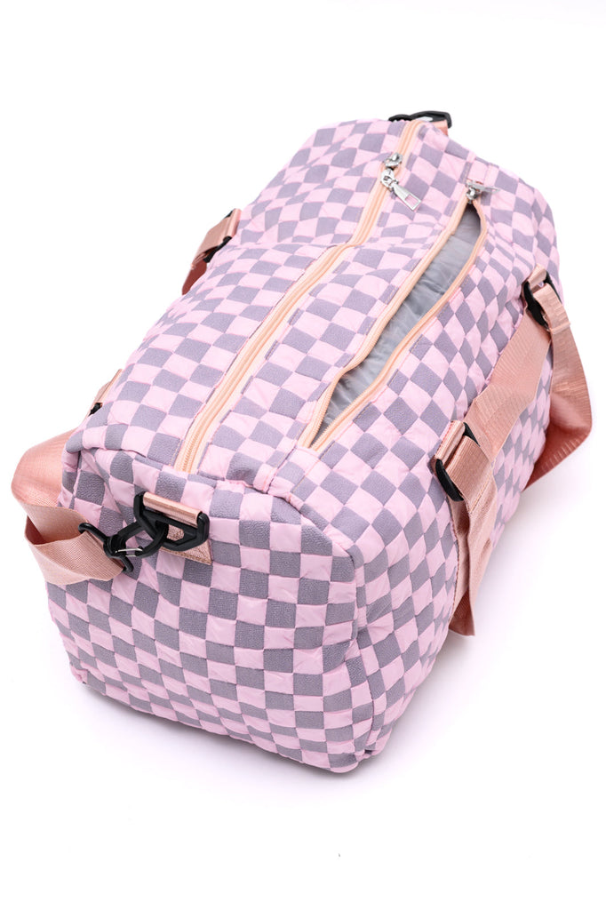 Elevate Travel Duffel in Pink - House of Barvity