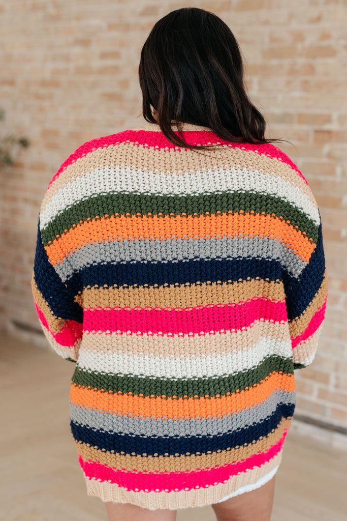 Life in Technicolor Knit Cardigan - House of Barvity