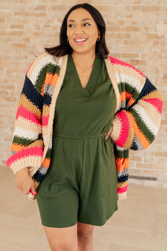 Life in Technicolor Knit Cardigan - House of Barvity