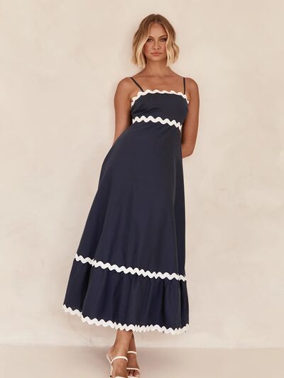 Spaghetti Strap Maxi Dress - House of Barvity