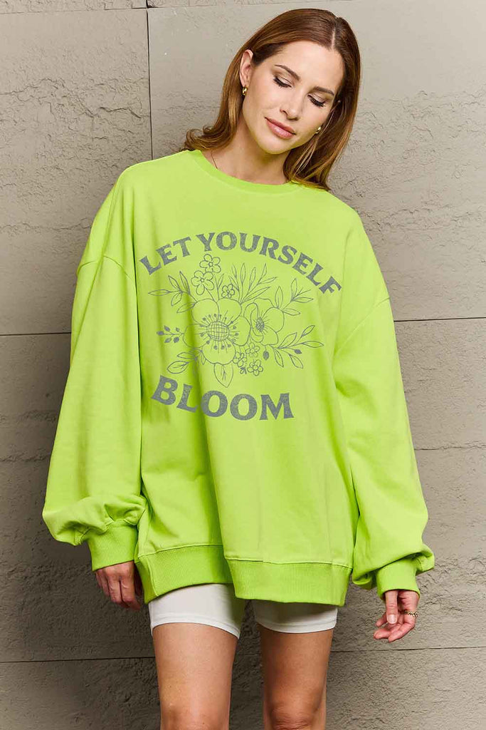 Let Yourself Bloom Sweatshirt - House of Barvity