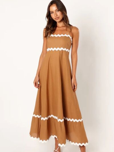 Spaghetti Strap Maxi Dress - House of Barvity