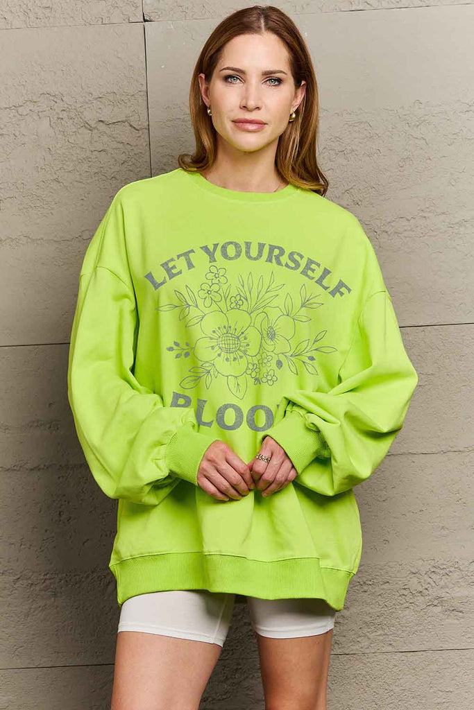 Let Yourself Bloom Sweatshirt - House of Barvity