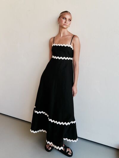 Spaghetti Strap Maxi Dress - House of Barvity